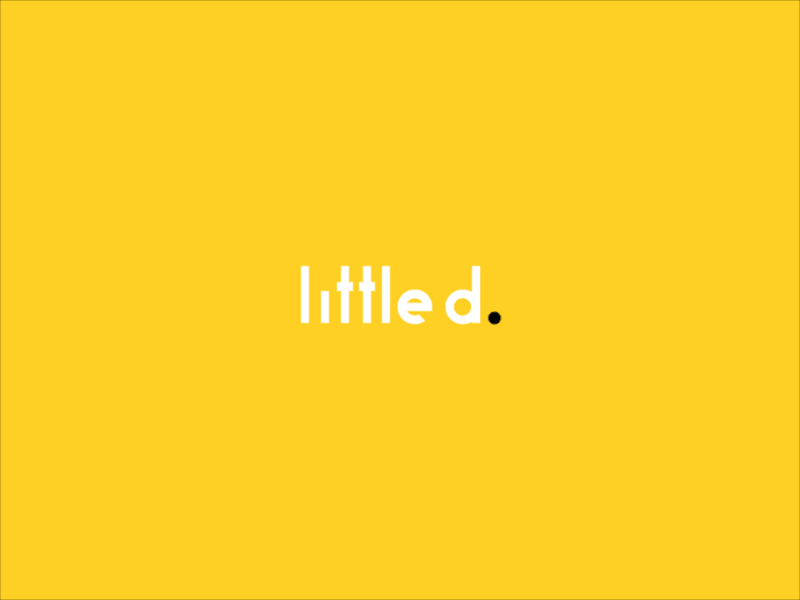 Little Drop animation black concept drop font gif little logo point website white yellow