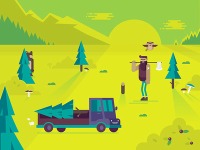 Forest By Animationb2b Animation Studio Dribbble This Is Why We Shouldn T Cut Down Trees