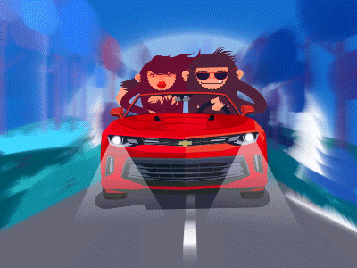 Big Guy - Bigfoot - Chevrolet Camaro by animationB2B | Animation studio on  Dribbble