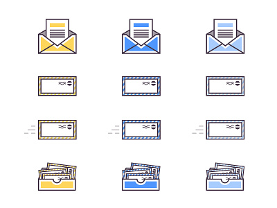 Mail Icons email icons illustration inbox mail vector