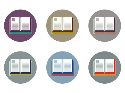 Color Test books colors education icons school