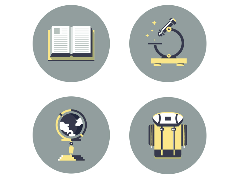 Education Icons 01 by Christian Siles on Dribbble