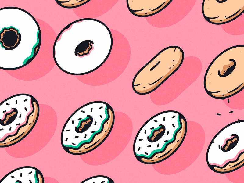 Donuts for Days after effects animation delicious donut