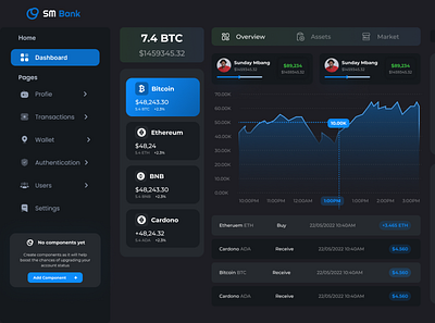 cryptMe design ui ux web