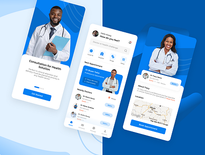 HaloMed app design ui ux web website