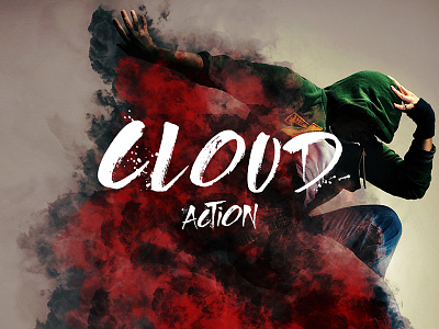 Cloud Photoshop Action abstract action add on cg cloud fx paint photoshop