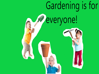 Ad for gardening