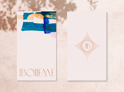 Maison Boheme - An Artisan Lifestyle Brand branding design elegant feminine hospitality illustration lifestyle luxury skincare typography