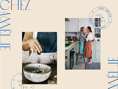 Chez Amelie, A Seaside French Concept branding design elegant feminine hospitality illustration lifestyle luxury typography web