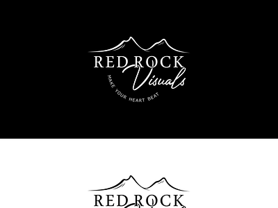 RED Rock design logo logo design