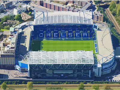 Vintage Football Grounds - Stamford Bridge