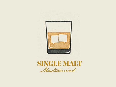 Single Malt Mastermind branding business logo type whiskey