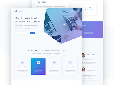 Hexagon - Agency, Startup and SaaS Template