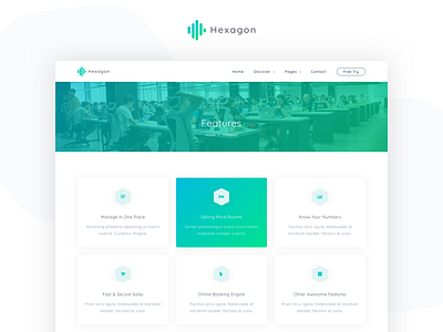 Hexagon - Agency, Startup, Software and SaaS Template agency app corporate creative hexagon landing portfolio saas software startup themeforest