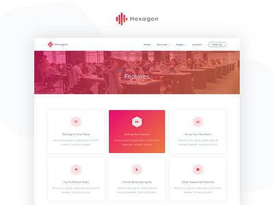 Hexagon - Agency, Startup, Software and SaaS Template agency app corporate creative hexagon landing portfolio saas software startup themeforest