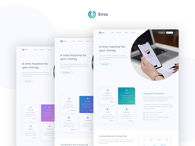 Enso - Agency, Startup, Software and SaaS Template agency app corporate creative enso landing portfolio saas software startup themeforest zen