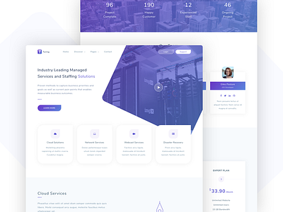 Turing - IT Solutions and Corporate Template agency app business corporate creative landing network portfolio software solutions startup themeforest