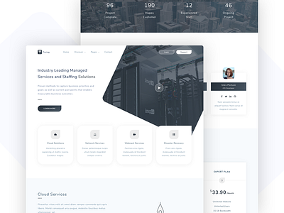 Turing - IT Solutions and Corporate Template agency app business corporate creative landing network portfolio software solutions startup themeforest