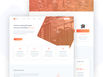 Turing - IT Solutions and Corporate Template agency app business corporate creative landing network portfolio software solutions startup themeforest