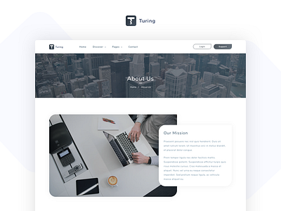 Turing - IT Solutions and Corporate Template agency app business corporate creative landing network portfolio software solutions startup themeforest