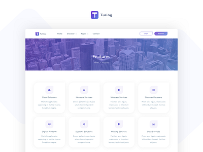 Turing - IT Solutions and Corporate Template agency app business corporate creative landing network portfolio software solutions startup themeforest