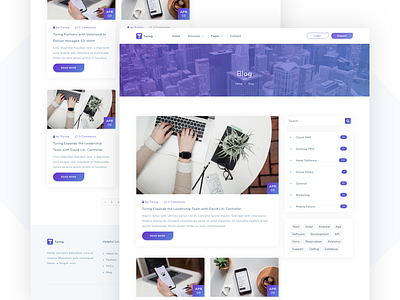 Turing - IT Solutions and Corporate Template agency app business corporate creative landing network portfolio software solutions startup themeforest