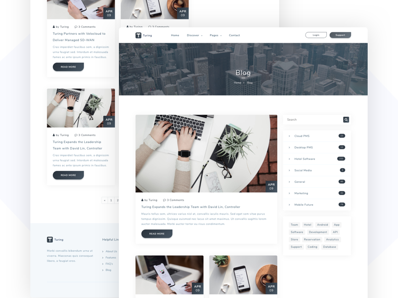 Turing It Solutions And Corporate Template By Tempload Dribbble Turing It Solutions And Corporate Template