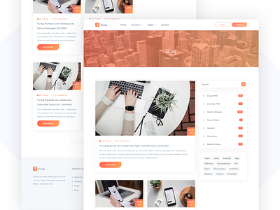 Turing - IT Solutions and Corporate Template agency app business corporate creative landing network portfolio software solutions startup themeforest