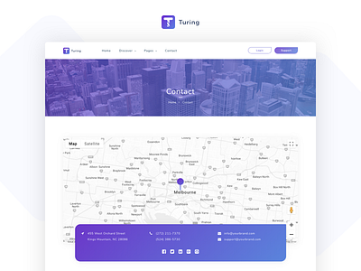 Turing - IT Solutions and Corporate Template agency app business corporate creative landing network portfolio software solutions startup themeforest