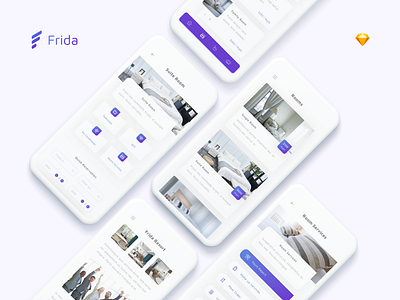 Frida - Sketch Hotel UI Kit