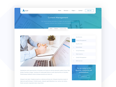 Asal - Agency and SaaS Template