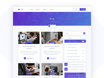 Chilo - Startup and SaaS Template agency app corporate creative creative agency html5 landing mobile app modern design parallax portfolio saas