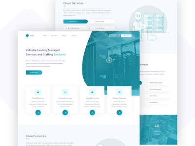 Alya - IT Solutions and Corporate Template agency app business corporate creative landing network portfolio software solutions startup themeforest