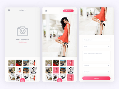 Caria - eCommerce App UI Kit agency b2c c2c creative e commerce ecommerce feed interior portfolio saas shop shopping