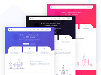 Zaha - Agency and SaaS HTML5 Template agency app business corporate creative landing network portfolio software solutions startup themeforest