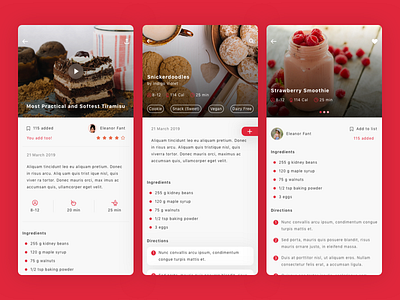 Roka - Recipes and Food Plan App UI Kit app chef cooking creative delicious food kitchen plan recipe recipes restaurant ui kit