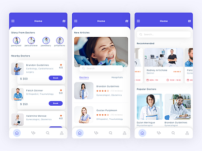 Civan - Find Doctor App UI Kit app clinic creative dentist doctor health healthcare hospital medical medicine pharmacy ui kit