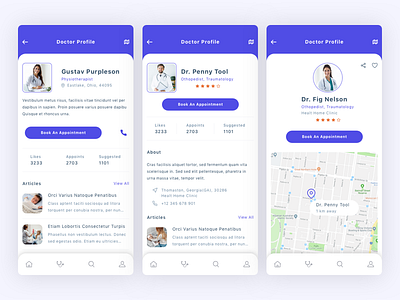 Civan - Find Doctor App UI Kit app clinic creative dentist doctor health healthcare hospital medical medicine pharmacy ui kit