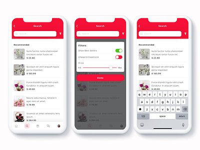 Zambak - Gift and Flower Delivery App UI Kit adobe xd chat delivery e commerce ecommerce flower gift shop social stream ui kit xd