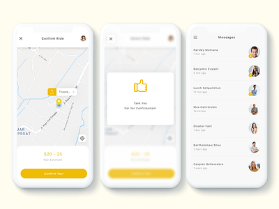 Yunu - Taxi App UI Kit adobe xd app booking driver map maps taxi taxi ui tracking uber ui kit xd