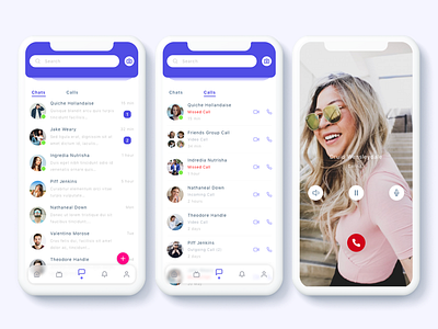 Susen - Social Network App UI Kit adobe xd chat dating facebook feed live message social stream uber ui kit xd