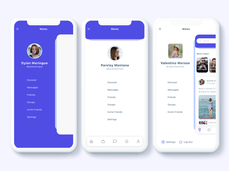 Susen - Social Network App UI Kit by tempload on Dribbble