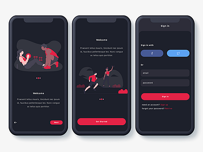 Badi - Find a Personal Trainers App UI Kit adobe xd fitness gym health coach personal trainer pilates sport stream training ui kit xd yoga