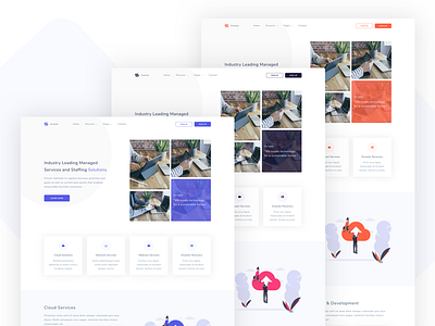 Jirono - IT Solutions and Corporate Template agency app business corporate creative landing network portfolio software solutions startup themeforest