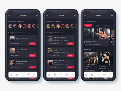 Badi - Find a Personal Trainers App UI Kit