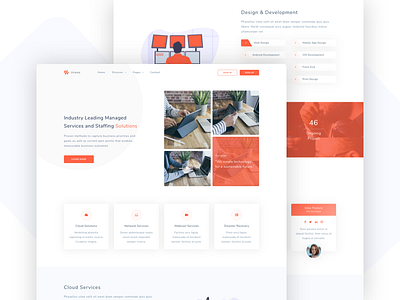 Jirono - IT Solutions and Corporate Template agency app business corporate creative landing network portfolio software solutions startup themeforest