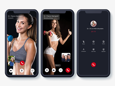 Badi - Find a Personal Trainers App UI Kit adobe xd fitness gym health coach personal trainer pilates sport stream training ui kit xd yoga