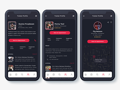 Badi - Find a Personal Trainers App UI Kit