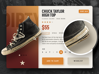 Clean sneakers are so boring converse e-commerce nike product shoes shop sneakers sports store ui ux zoom