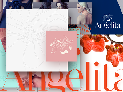 Logo design for Angelita brand branding fashion fashion brand identity logo logo design type